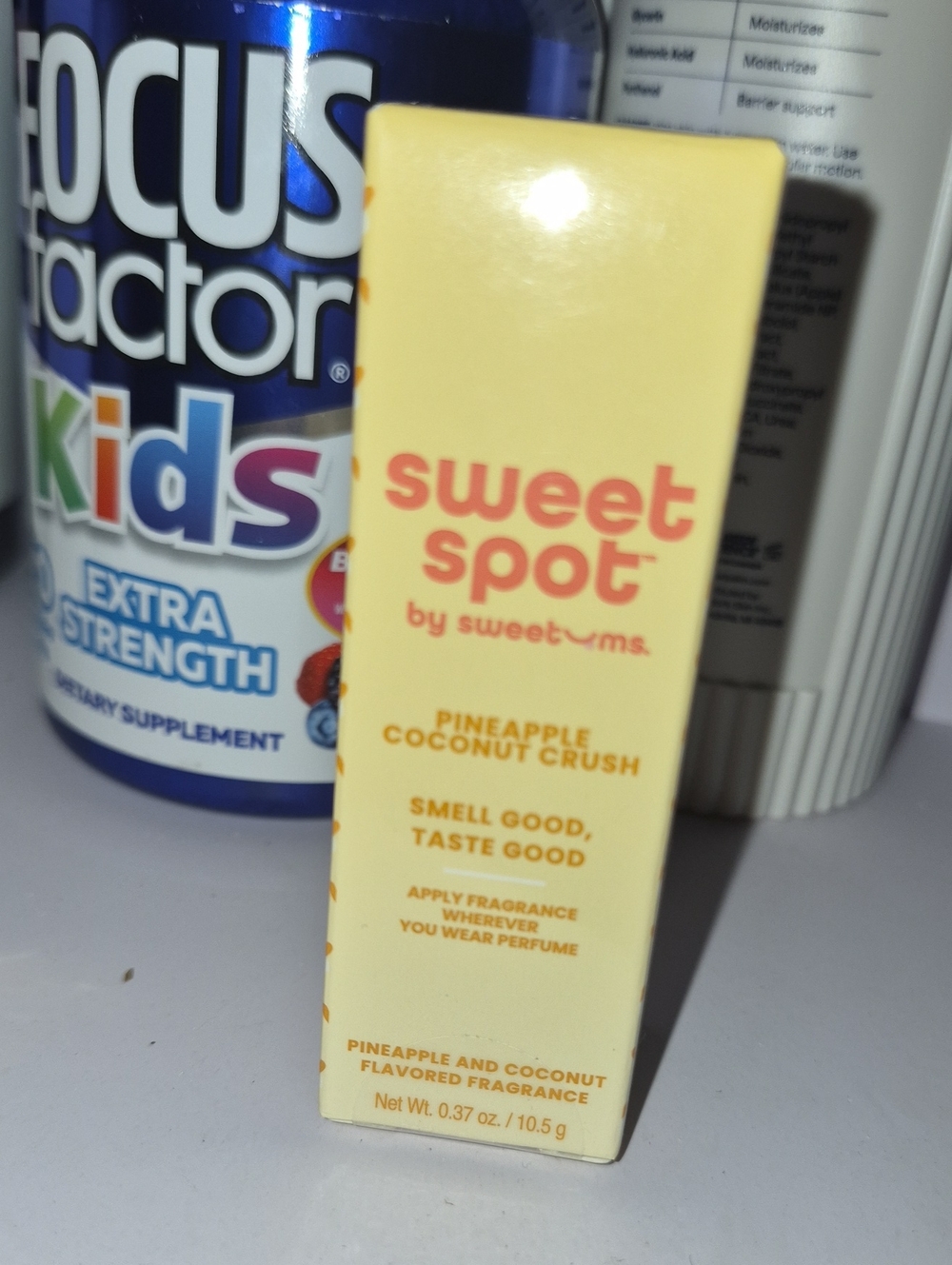 Sweetums Sweet Spot Pineapple Coconut Crush - Pale Yellow & Coral Packaging